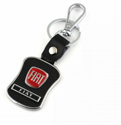 

eShop24x7 Fiat Leather Carabiner Keychain Key Chain