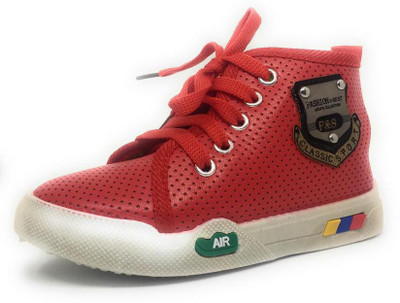 

TeeniTiny Boys Lace Sneakers(Red