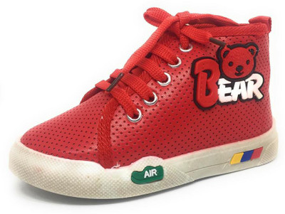

TeeniTiny Boys Lace Sneakers(Red
