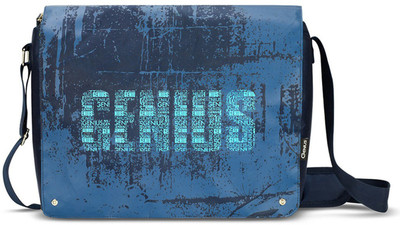 

Genius 17 inch Laptop Messenger Bag(Blue)