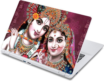 

ezyPRNT Radha Krishna Retro (13 to 13.9 inch) Vinyl Laptop Decal 13