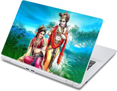 

ezyPRNT Radha Krishna Scenary (13 to 13.9 inch) Vinyl Laptop Decal 13
