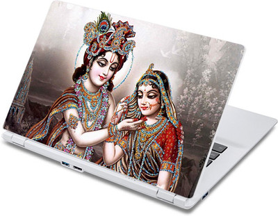 

ezyPRNT Radha Krishna Couple (13 to 13.9 inch) Vinyl Laptop Decal 13