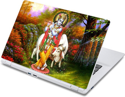 

ezyPRNT Divine Krishna (13 to 13.9 inch) Vinyl Laptop Decal 13