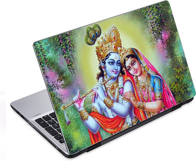 

ezyPRNT Radha Krishna Garden (14 to 14.9 inch) Vinyl Laptop Decal 14