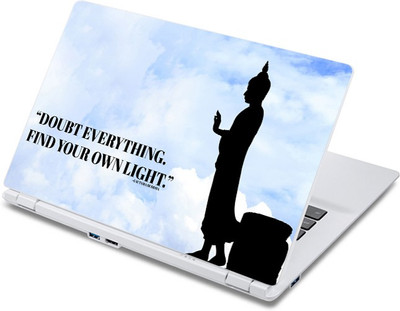 

ezyPRNT Enlightment Budha (13 to 13.9 inch) Vinyl Laptop Decal 13