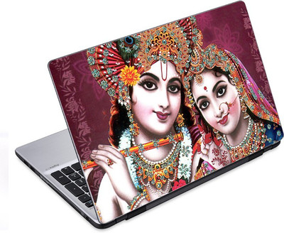 

ezyPRNT Radha Krishna Retro (14 to 14.9 inch) Vinyl Laptop Decal 14