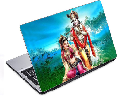 

ezyPRNT Radha Krishna Scenary (14 to 14.9 inch) Vinyl Laptop Decal 14
