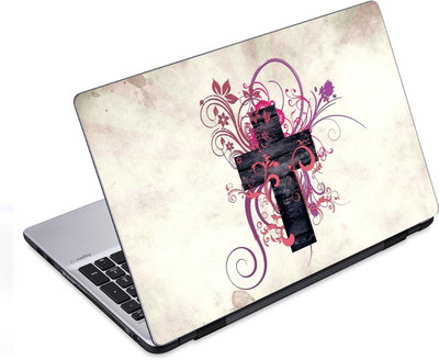ezyPRNT Crucifix Abstract (14 to 14.9 inch) Vinyl Laptop Decal 14