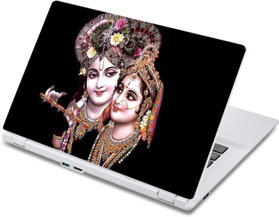 

ezyPRNT Radha Krishna Flute (13 to 13.9 inch) Vinyl Laptop Decal 13