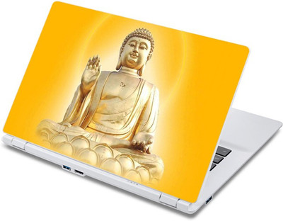 

ezyPRNT Lord Budha Statue (13 to 13.9 inch) Vinyl Laptop Decal 13