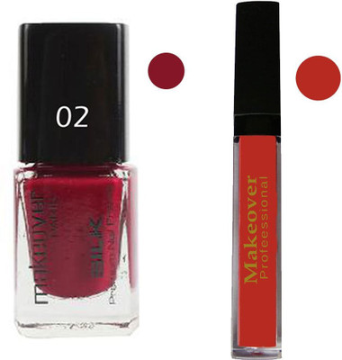 

Makeover Professional Nail Paint & Sindoor Combo( Hot-Red-02 & Red)(Pack of 2)