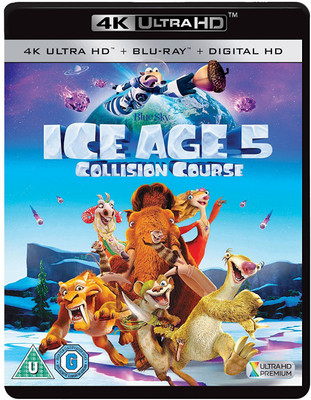 Ice Age: Collision Course (UHD 4K Blu-ray + HD UV Copy) [2016](4K(UHD) Blu-ray English)