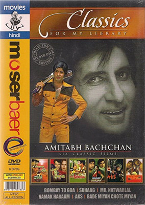 

Amitabh Bachchan six films dvd(DVD Hindi)
