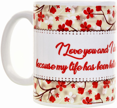 

Halowishes Impress Your Someone Special With Professionally Printed Coffee Cup Gift | Gift For Girlfriend / Gift For Boy Friend Ceramic Mug(325 ml), Multicolor