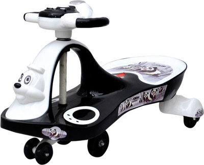 

Toyshine Panda bear design magic car for kids(White, Black), Black;white