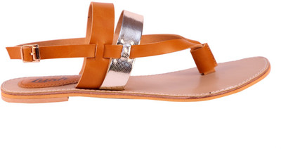 

LUSH Women Gold Flats