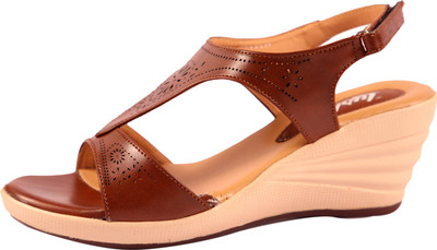 

LUSH Women Brown Wedges