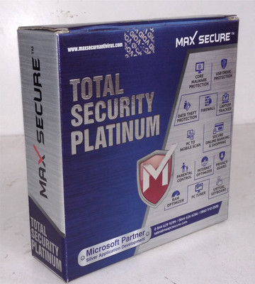 MAXSECURE Total Security 3 User 1 Year(CD/DVD)