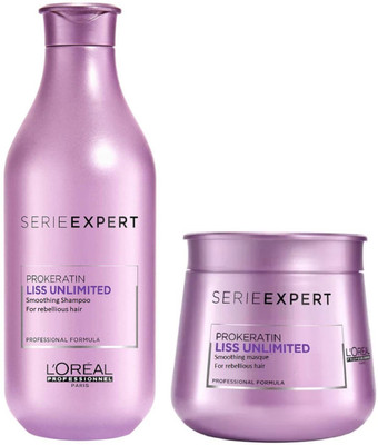 

L'Oreal Serie Expert Prokertin Liss Unlimited Shampoo 300 mL + Masque 250 mL(550 ml)