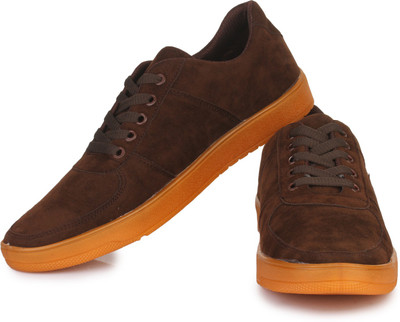 

D-SNEAKERZ Canvas Sneakers For Men(Brown