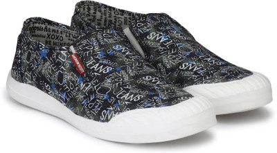 

Andrew Scott High Grade PU Slip On Sneakers For Men(Multicolor, Blue