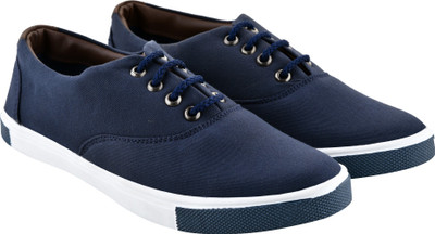 

WalkJump men solid sneakers, smart casual shoes, Canvas Shoes For Men(Blue
