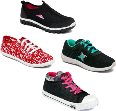 

Asian Women Casual & Running Shoes Combo Pack of 4 Walking Shoes For Women(Multicolor