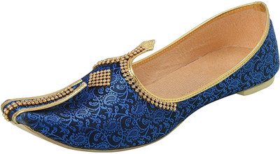 

Simla Foot Fashion SherwaniMojari's-bl Jutis For Men(Blue