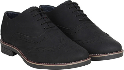

Kraasa Colored Brogues For Men(Black