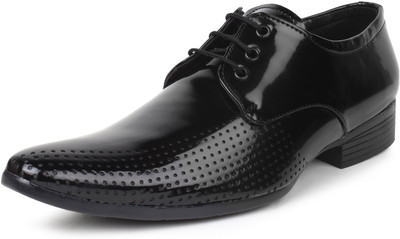 

BUWCH Men Formal Black Shoe Lace Up For Men(Black