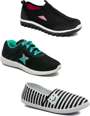

Asian Women Casual & Running Shoes Combo Pack of 3 Walking Shoes For Women(Multicolor