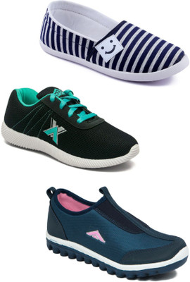 

Asian Women Casual & Running Shoes Combo Pack of 3 Walking Shoes For Women(Multicolor