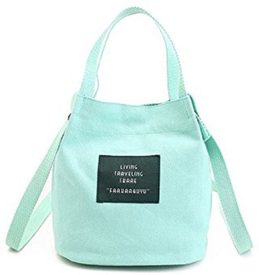 

Mei&ge Girls Casual Green Canvas Sling Bag