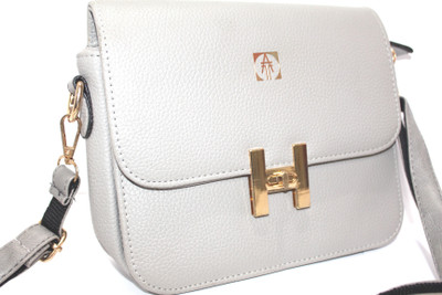 

Technology Ahead Women Casual Grey PU Sling Bag