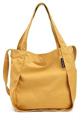 

Mei&ge Girls Casual Yellow Canvas Sling Bag