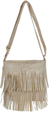 

Zoby Women Evening/Party White PU Sling Bag