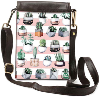 

Nutcase Women Casual Multicolor Genuine Leather Sling Bag
