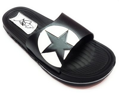 

Angel Fashion Stylish & Comfortable BB Star Slipper For Men Slippers, Black