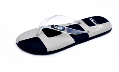 

AMBITION LIFESTYLE BRICK MEN'S EVA ATTRACTIVE SLIPPER, GREY Flip Flops, Black