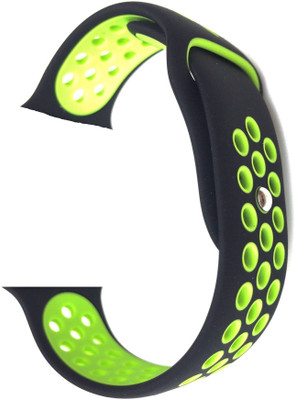 invella iwatch 38mm Sport Green Smart Watch Strap(Black, Green)