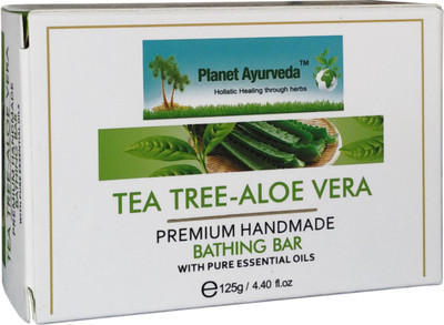 

Planet Ayurveda Tea Tree-Aloe Vera Bathing Bar(125 g, Pack of 2)