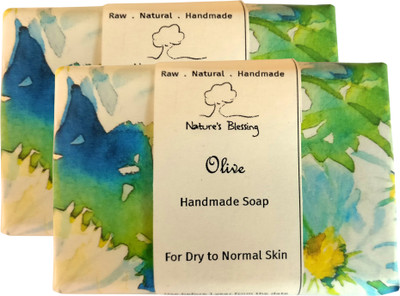 

Nature's Blessing Olive Handmade Soap - Pack of 2(200 g, Pack of 2)