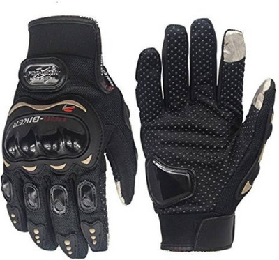 

Probiker Smart Quick Sales Leather Motorcycle Gloves (Black, ) Cycling Gloves (, Multicolor