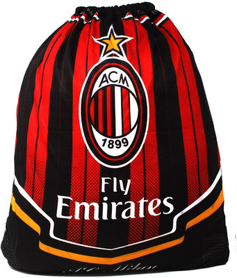 

Baseus B The Football Fever - Premium Polyester 11Litres Draw Strings for Boys/ Girls. Perfect for Sports, Beach Holidays, Swimming, Travel (AC Milan) Ball Sports(Multicolor, Drawstring Bag)