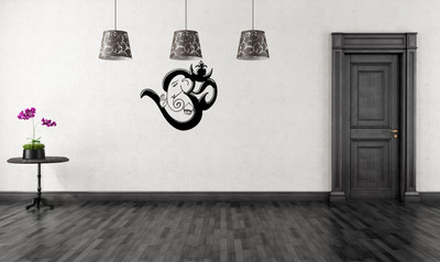 peacockirde 60 cm Ganesha Sketch Self Adhesive Sticker(Pack of 1)