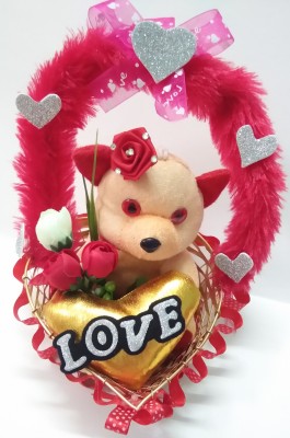 

Aparshi Soft teddybear stuffed toy gift for valentine BKT15_2 - 32 cm(Red)