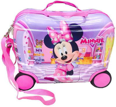 

Prince Toys Kids Trolley Luggage Ride-On Suitcase ( MINNIE MOUSE) Check-in Luggage -  inch(Pink