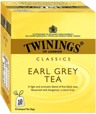

Twinings Earl Grey Tea, 10 Tea Bags Bergamot Orange Tea Bags(10, Box)
