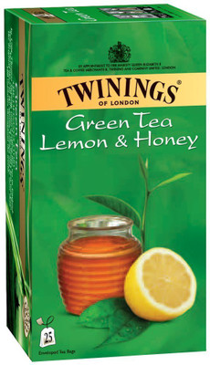

Twinings Green Tea Lemon and Honey, 25 Tea Bags Lemon, Honey Green Tea Bags Box(50 g)